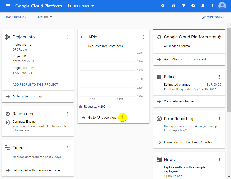Google Cloud Platform – API 概述 Google Cloud Platform – API 概述