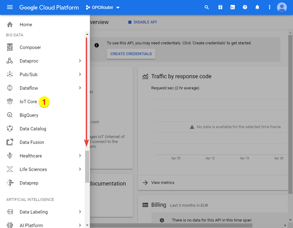 谷歌云平臺——物聯網核心 谷歌云平臺——物聯網核心