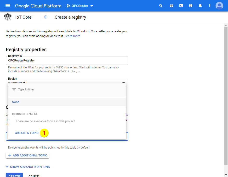 Google Cloud Platform – 創(chuàng)建主題 Google Cloud Platform – 創(chuàng)建主題