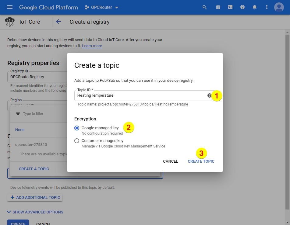 谷歌云平臺 – 主題 ID 谷歌云平臺 – 主題 ID