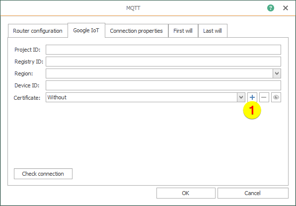 OPC Router – 谷歌物聯網配置 OPC Router – 谷歌物聯網配置