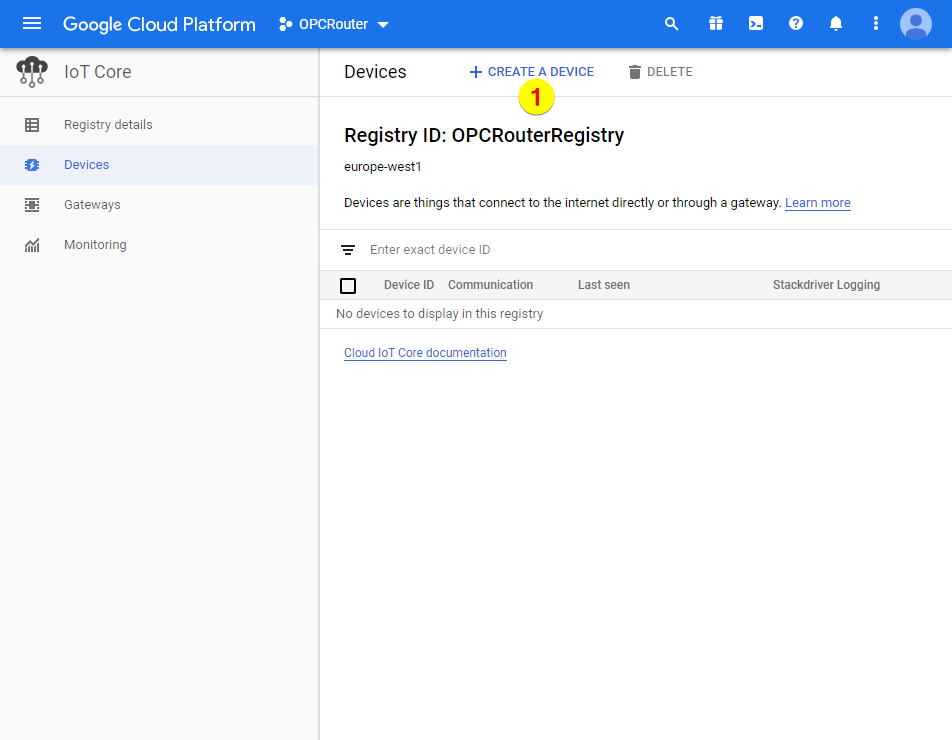 Google Cloud Platform – 創(chuàng)建設備 Google Cloud Platform – 創(chuàng)建設備