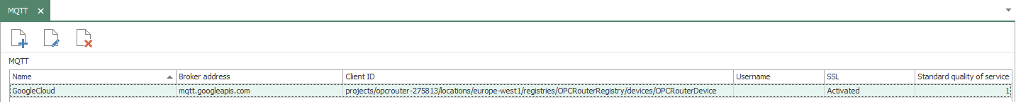 OPC Router - 完成 MQTT 條目 OPC Router - 完成 MQTT 條目
