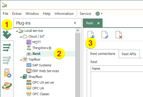 創(chuàng)建休息連接 創(chuàng)建休息連接
